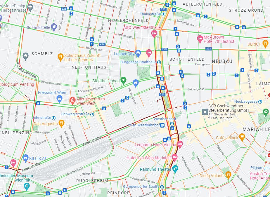 Am Gürtel kommt es zu Verkehrsverzögerungen
