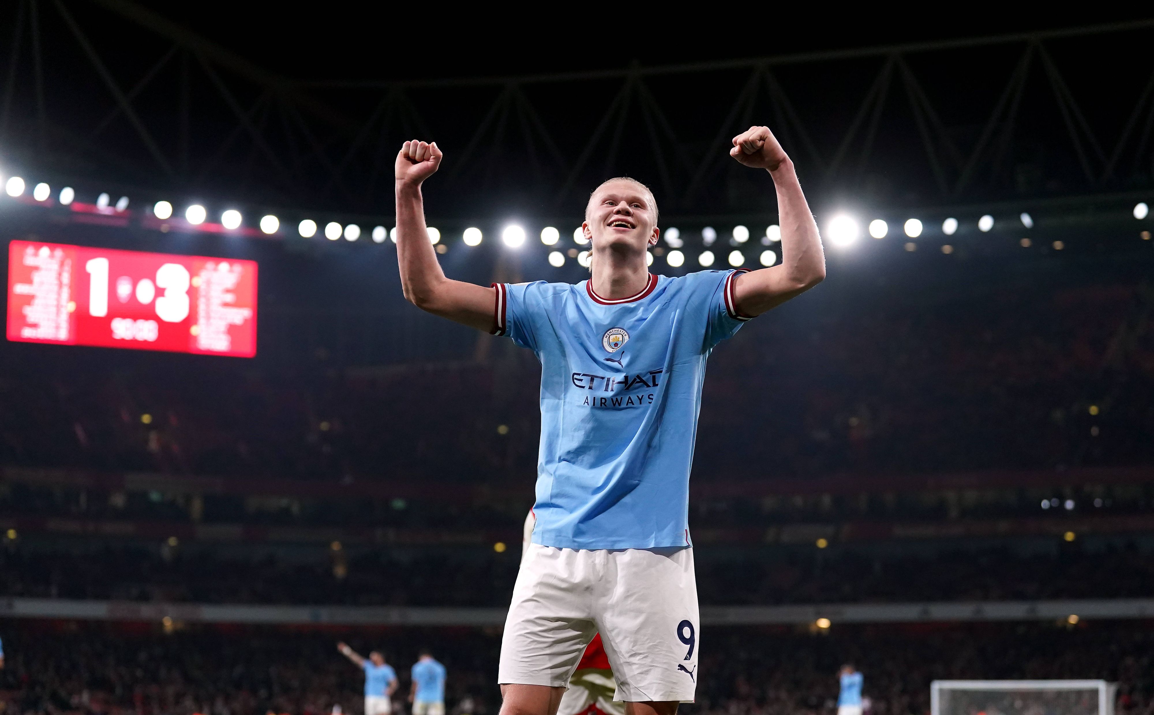 Erling Haaland gibt eine Liebeserklärung zu Manchester City ab. 