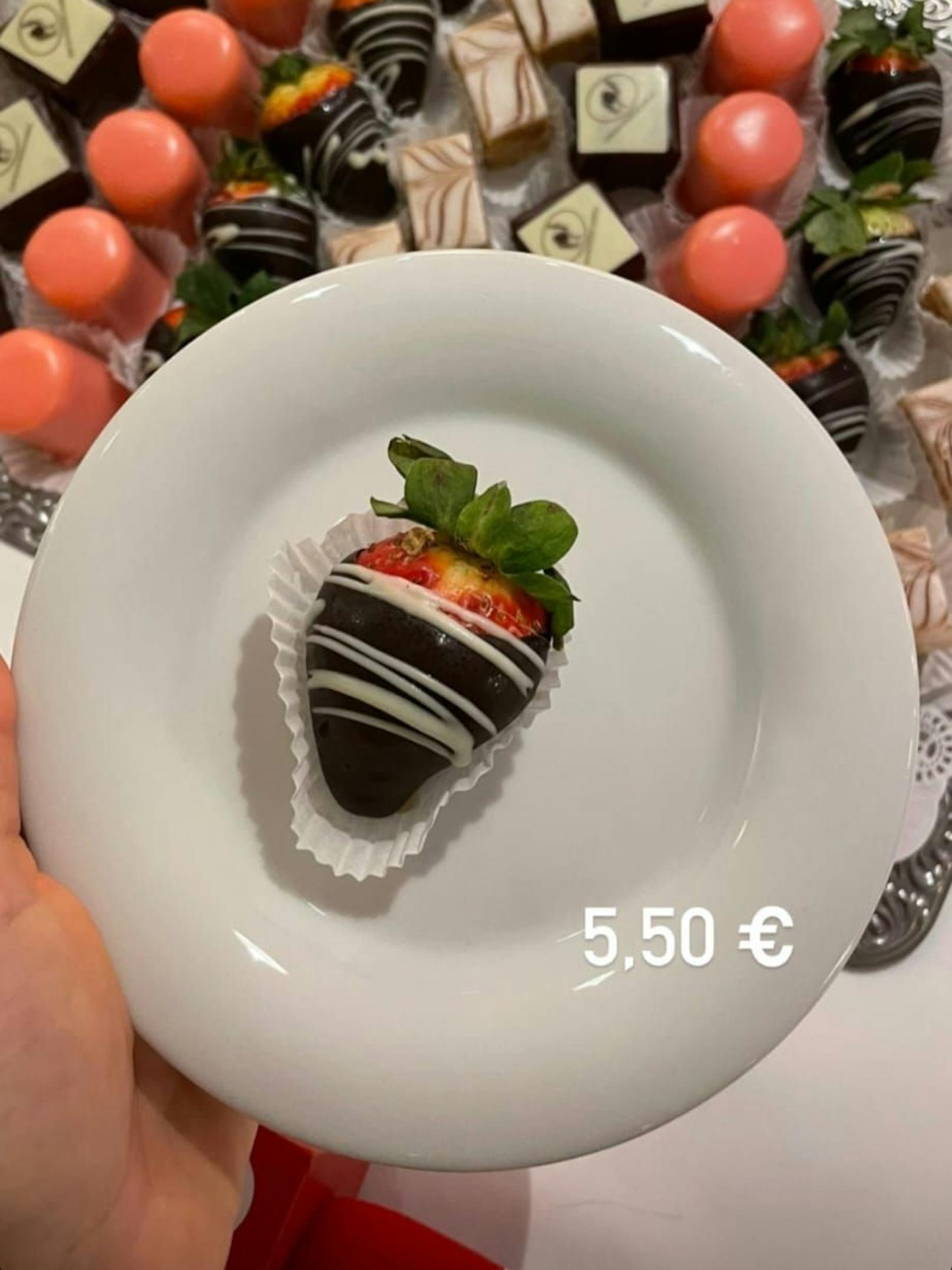 Die süße Versuchung kostet 5,50 Euro.