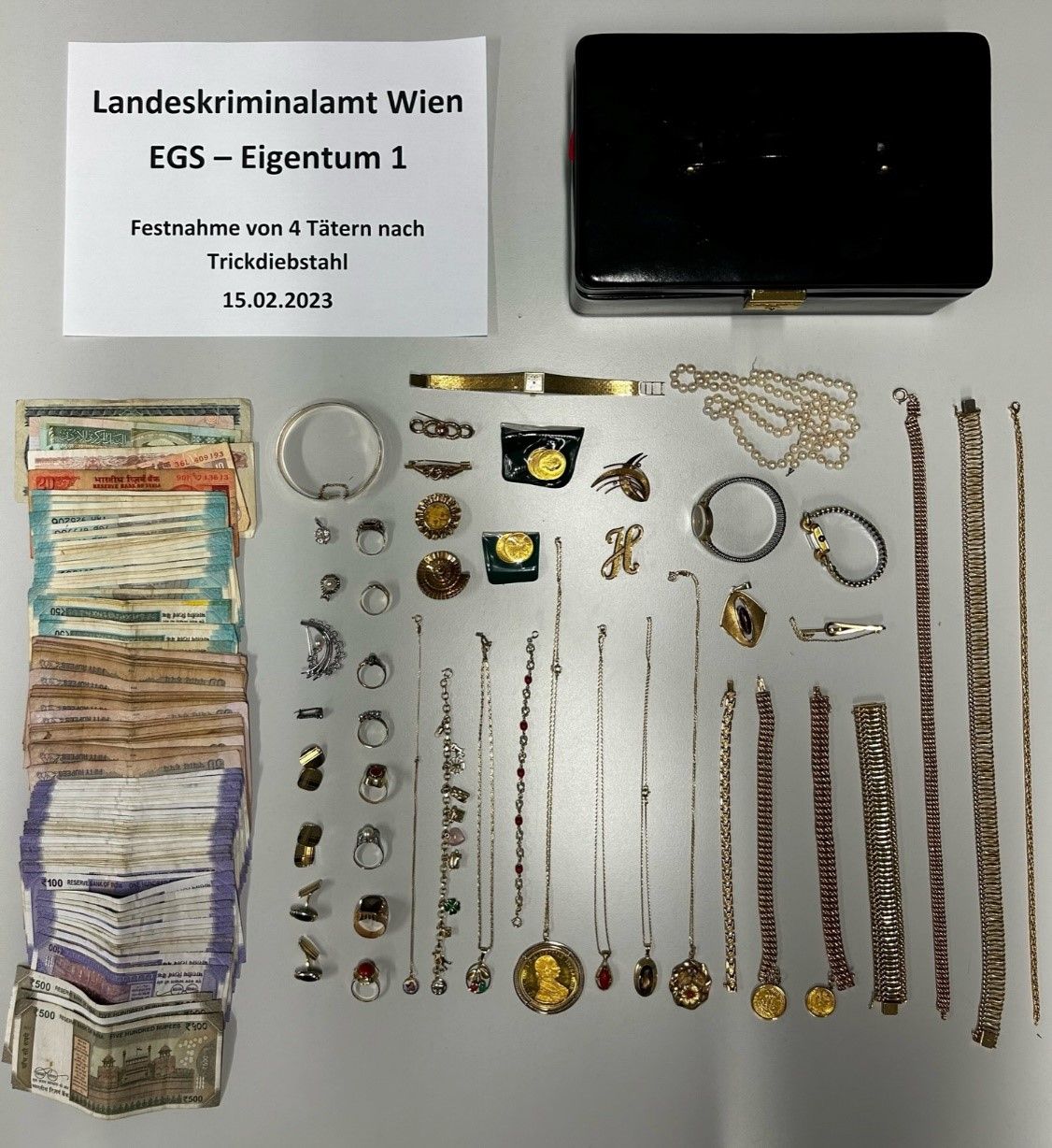 Die vier polnischen Staatsbürger sollen für mehrere Trickbetrüge verantwortlich sein.
