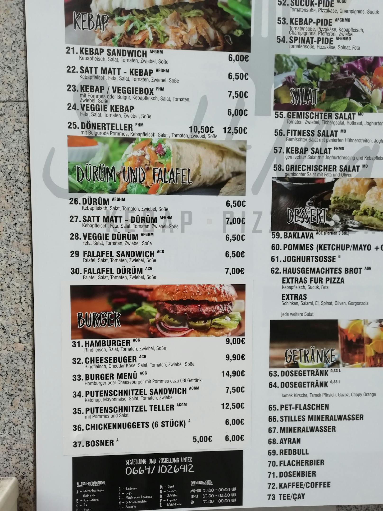 Ein Kebab-Restaurant in Wels verlangt derzeit für ein Kebab sechs Euro. Im September verrechnete der Besitzer noch fünf Euro.