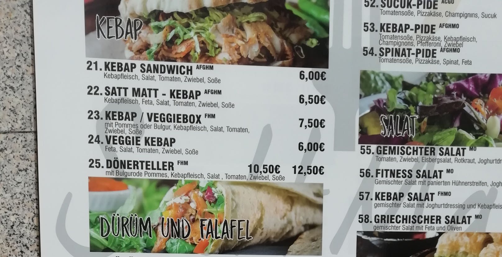 Ein Kebab-Restaurant in Wels verlangt derzeit für ein Kebab sechs Euro. Im September verrechnete der Besitzer noch fünf Euro.