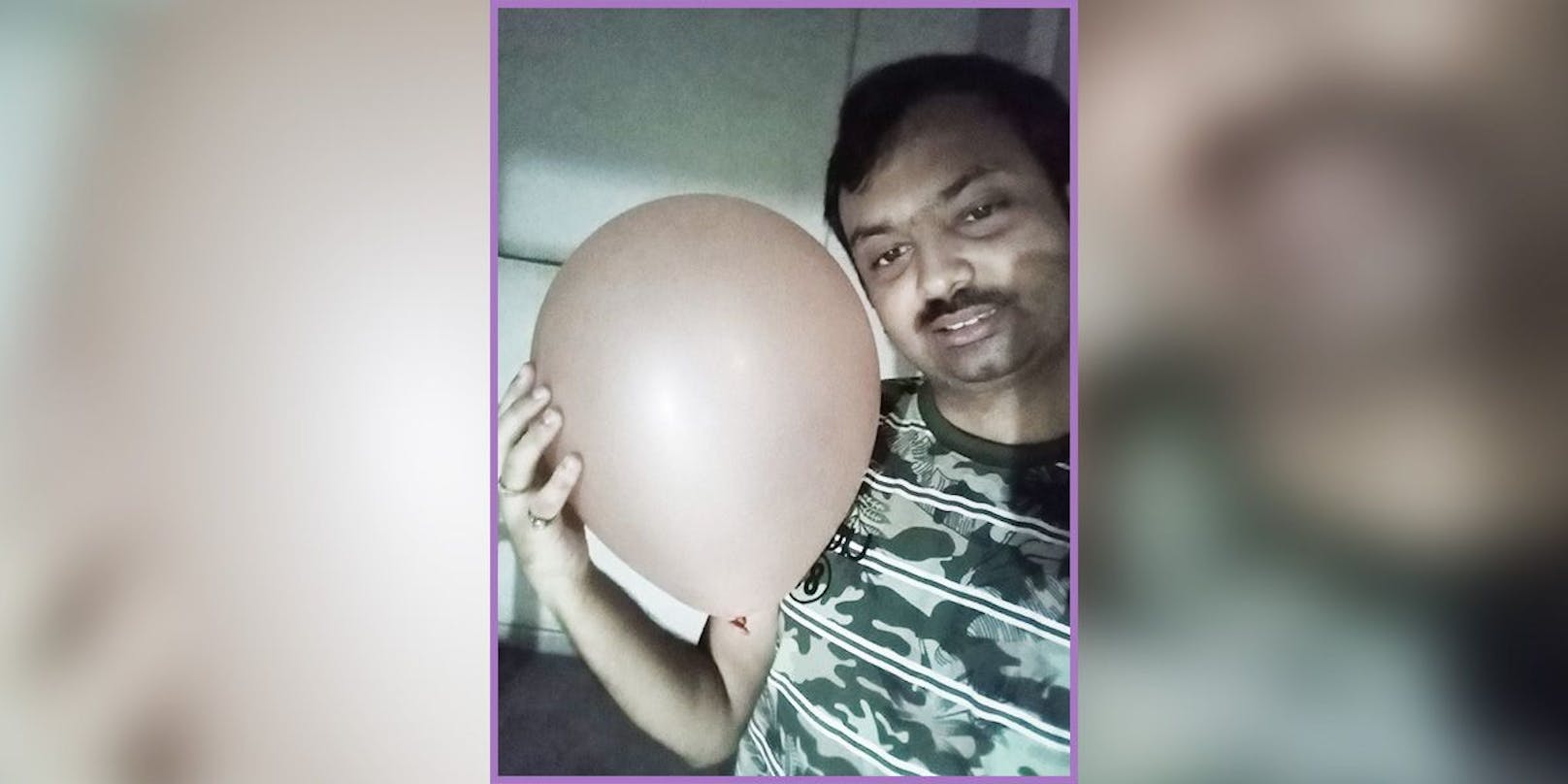 Aakash Majumdar (Bild) gestand seinen Ballons 2021 seine Liebe. Seither lebe er glücklicher, sagt er.