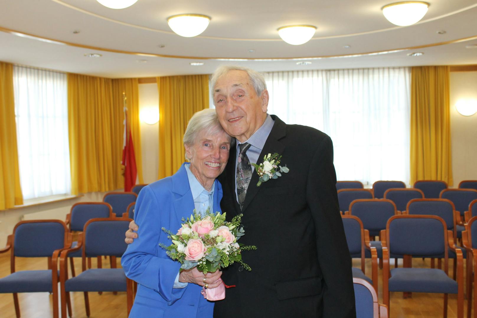 Silvia und Herbert Hammerstorfer gaben sich nach 40 gemeinsamen Jahren das JA-Wort.