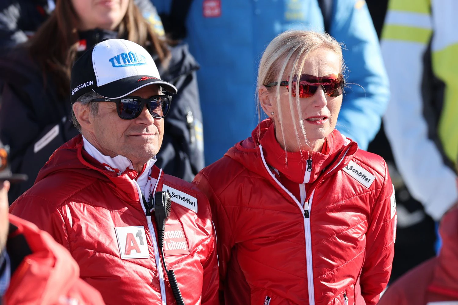 Die ÖSV-Spitze: Sportdirektor Herbert Mandl und Präsidentin Roswitha Stadlober