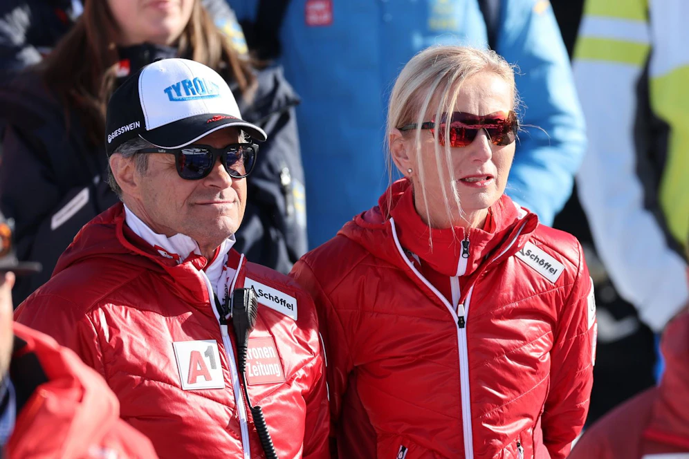 Die ÖSV-Spitze: Sportdirektor Herbert Mandl und Präsidentin Roswitha Stadlober