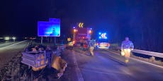 Bizarrer Crash auf Autobahn stellt Polizei vor Rätsel