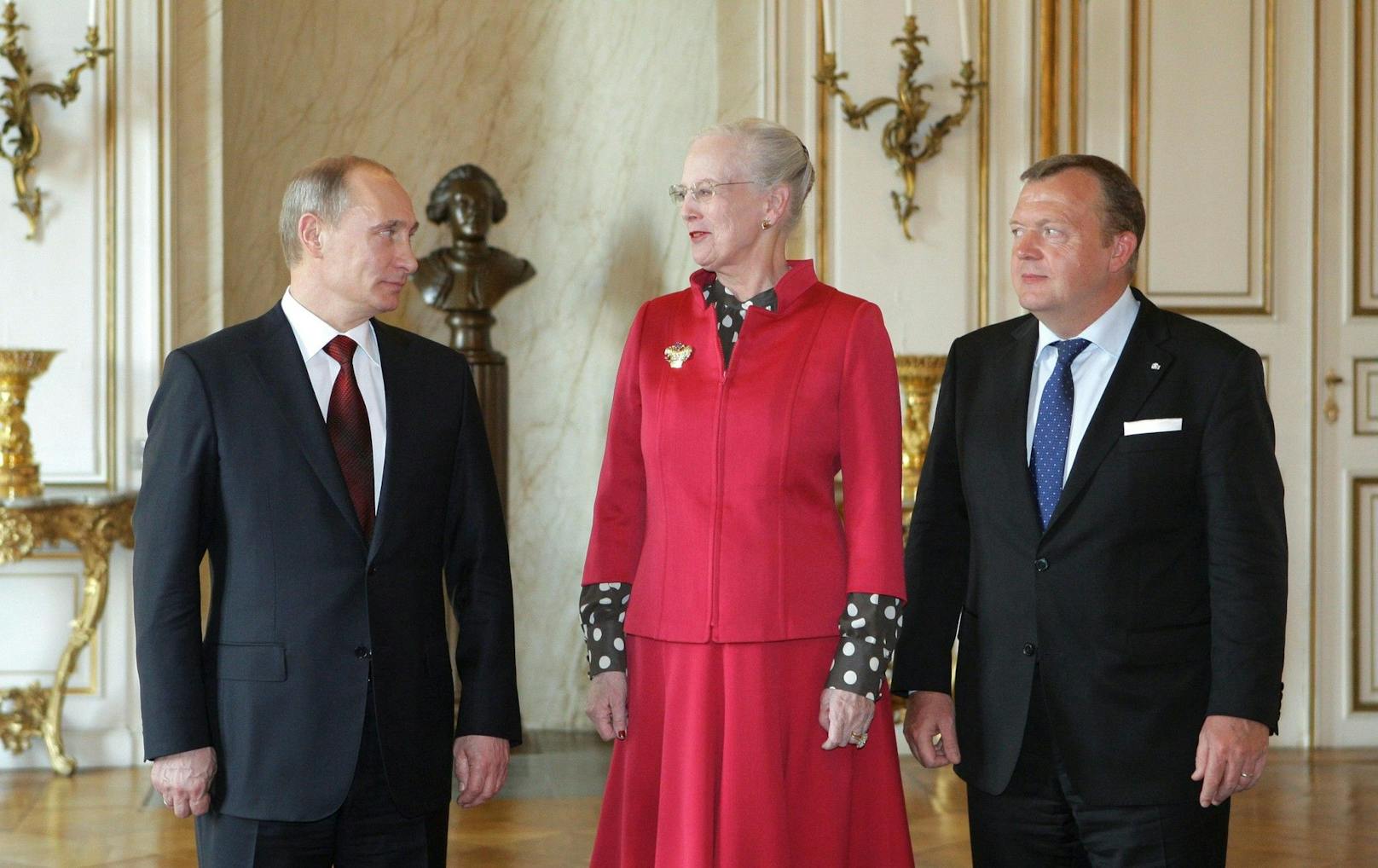 Im April 2011 lernte Königin Margrethe II. den russischen Machthaber Wladimir Putin bei einem Treffen in Kopenhagen kennen.