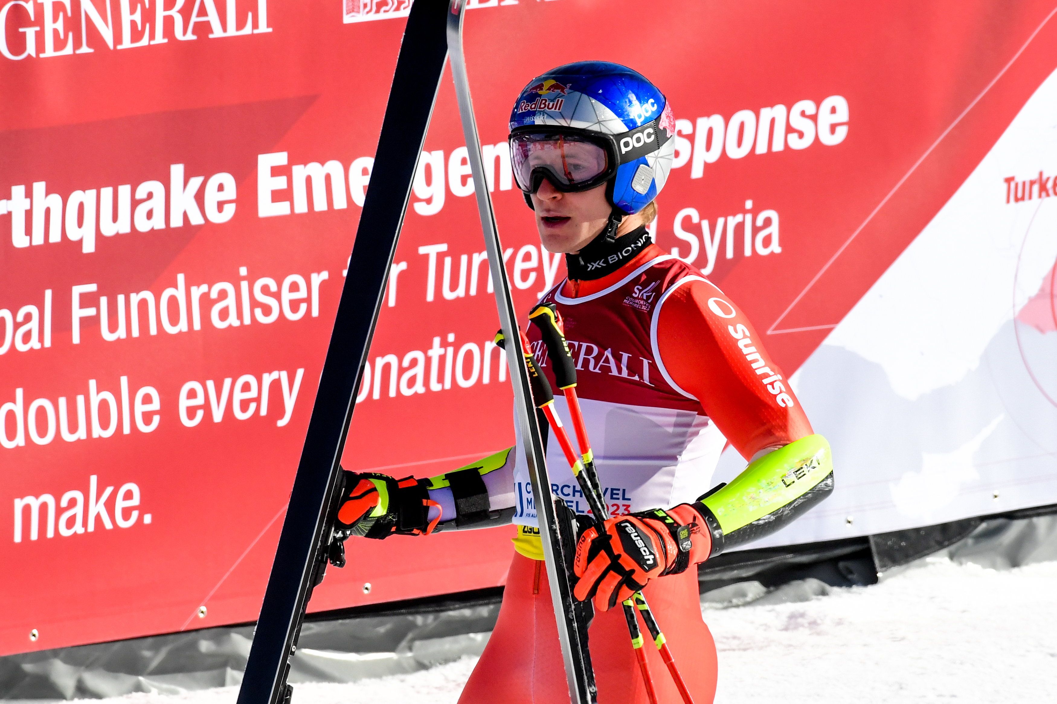 Marco Odermatt hat nach dem ersten Riesentorlauf-Durchgang im ORF kein Interview gegeben. 