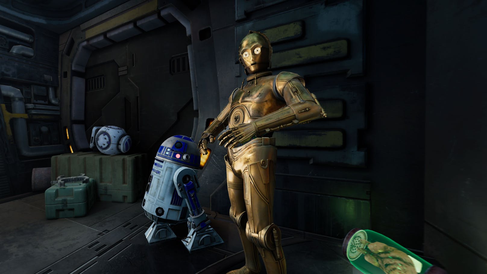 Yoda, R2-D2, C-3PO – alle geben sie sich eine Stelldichein im VR-Abenteuer "Star Wars: Tales from the Galaxy’s Edge". Besitzer einer Oculus Quest durften in das "Krieg der ...