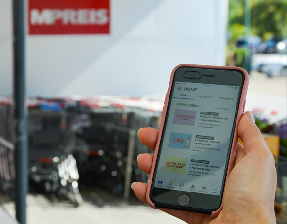 Vernetzt in die Zukunft – Wie MPREIS die digitale Bindung zwischen Mitarbeiter*innen und Unternehmen stärkt.