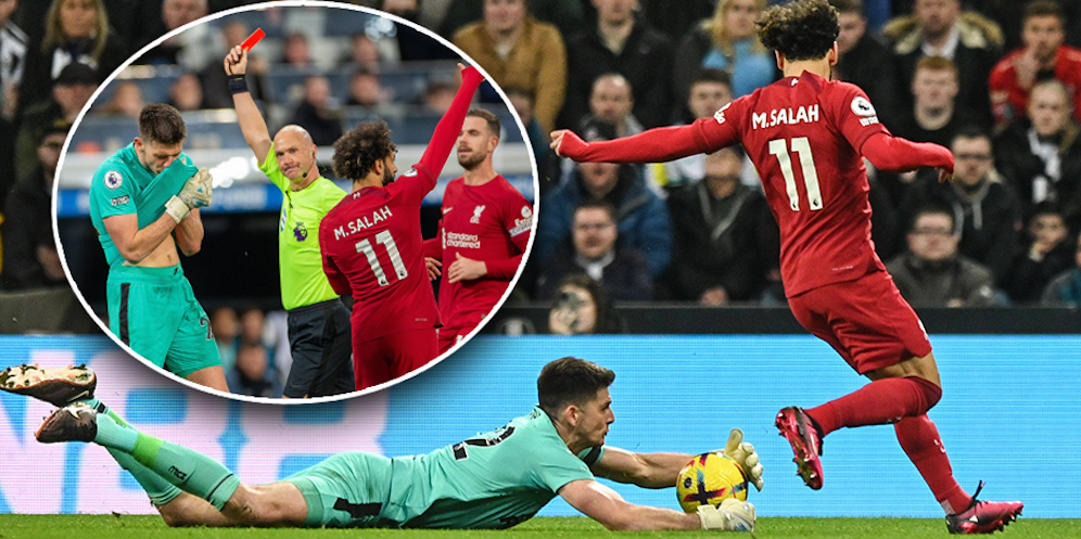 Nick Pope fliegt vom Platz