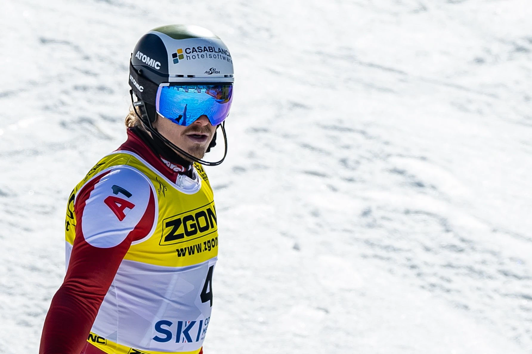 Manuel Feller fällt nach Halbzeitführung im WM-Slalom zurück.