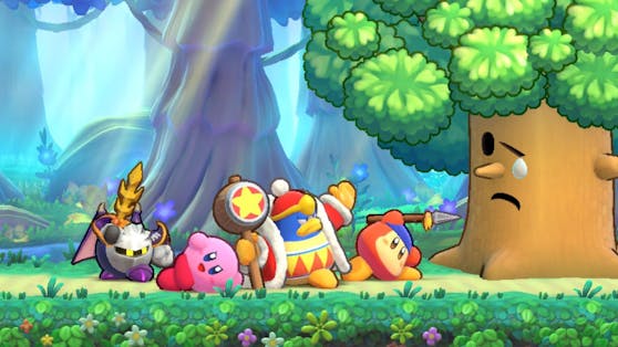 Kirby (rosa) meldet sich mit neuem Game zurück.