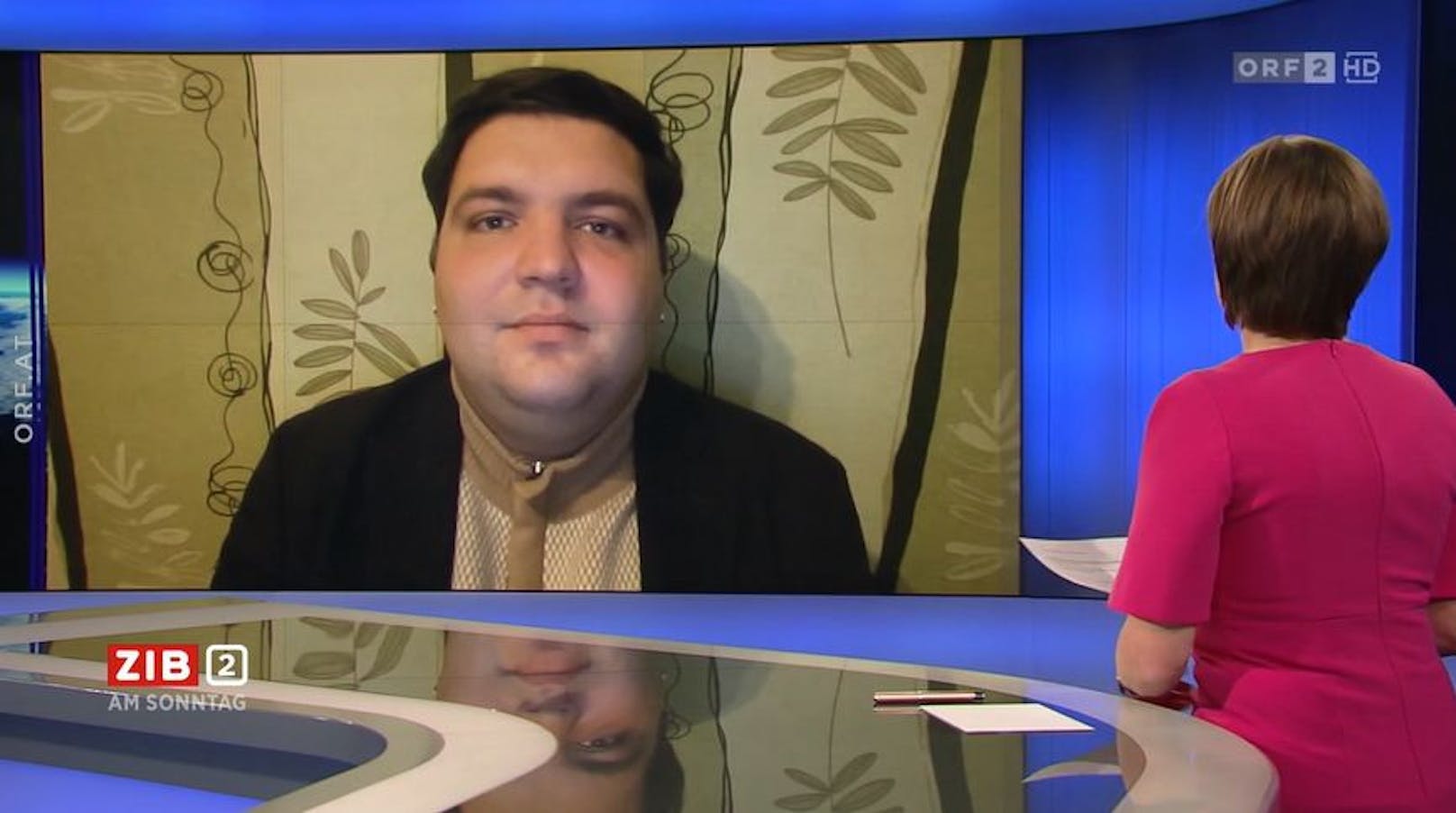 Journalist Trubetskoy zum Ukraine-Krieg im Interview in der ORF-"ZIB2".