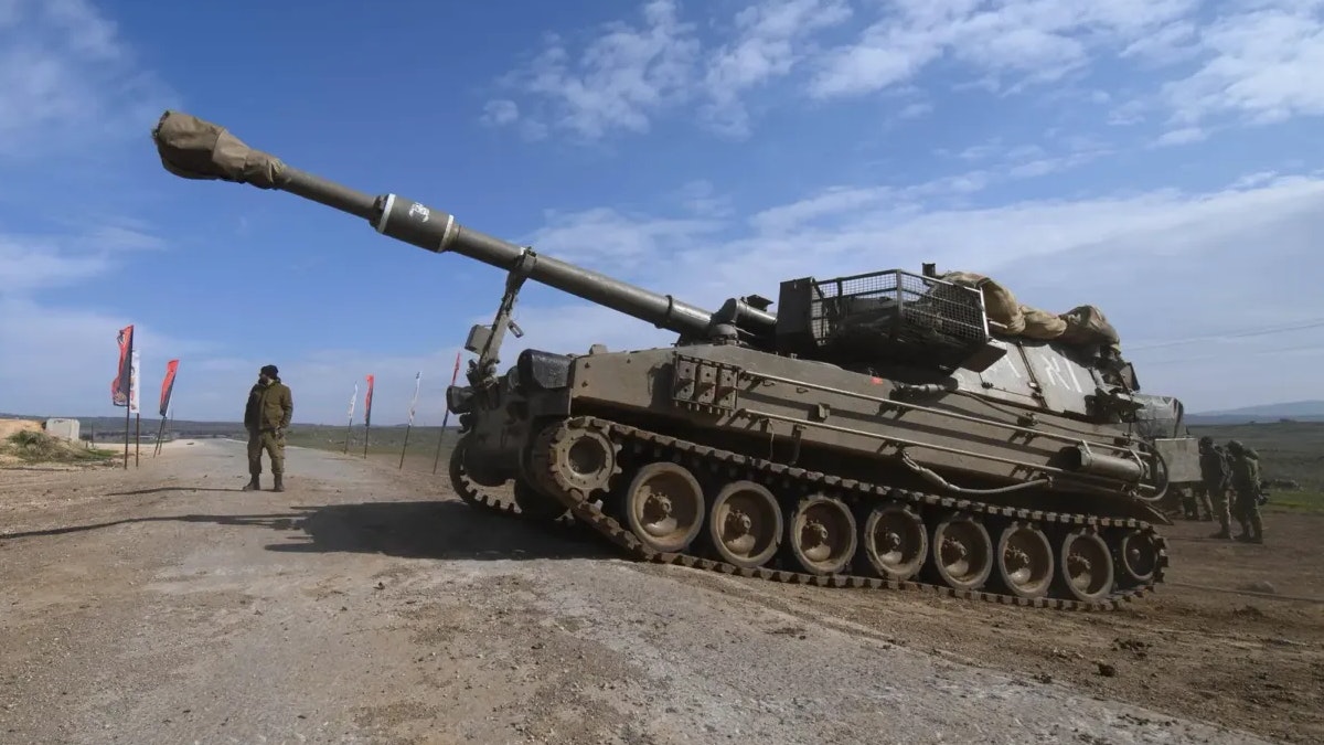 Israelische Soldaten in der Nähe der syrischen Grenze.