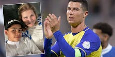 Ronaldo Junior posiert im Netz in saudischer Tracht