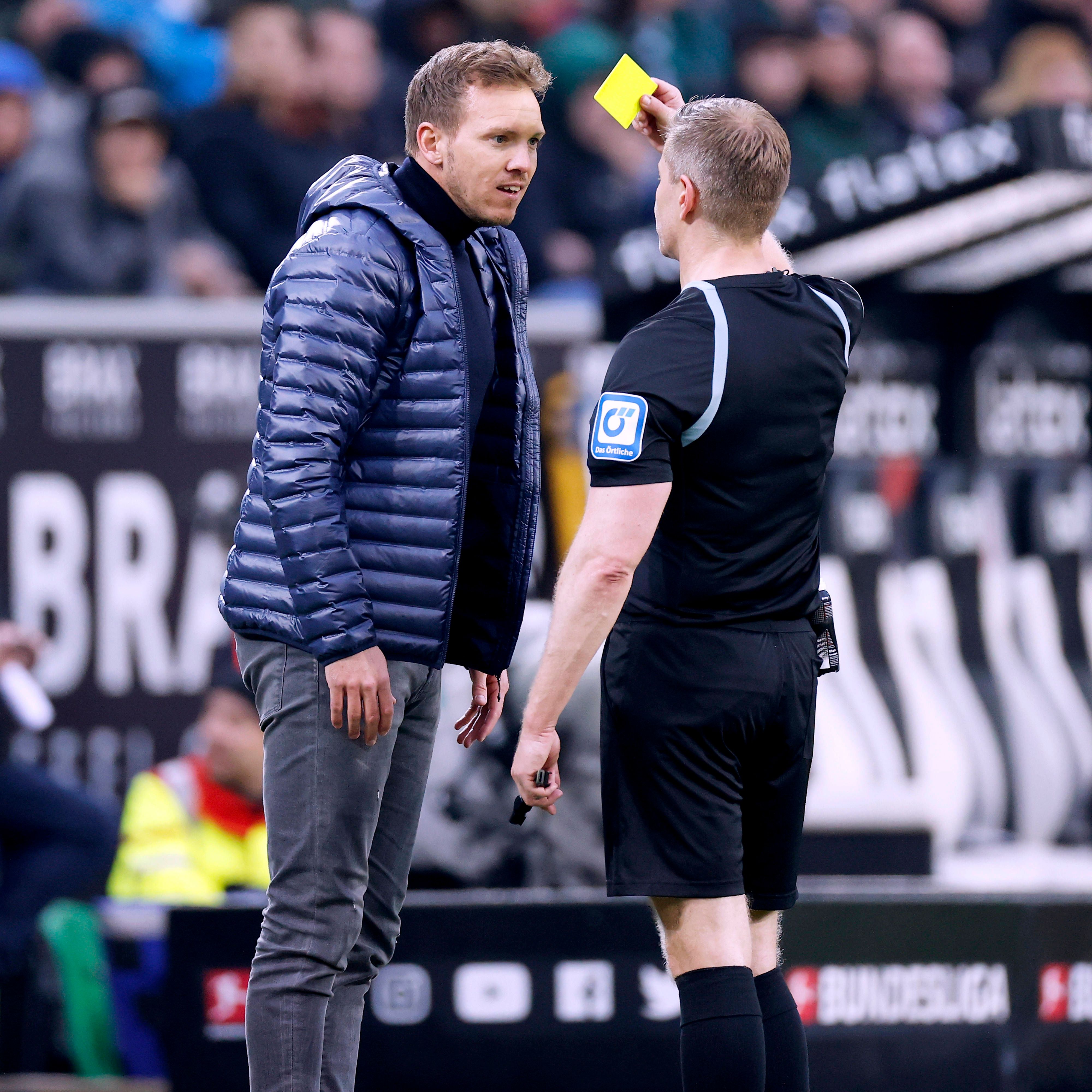 Bayern-Coach Julian Nagelsmann legt sich mit den Schiedsrichtern an