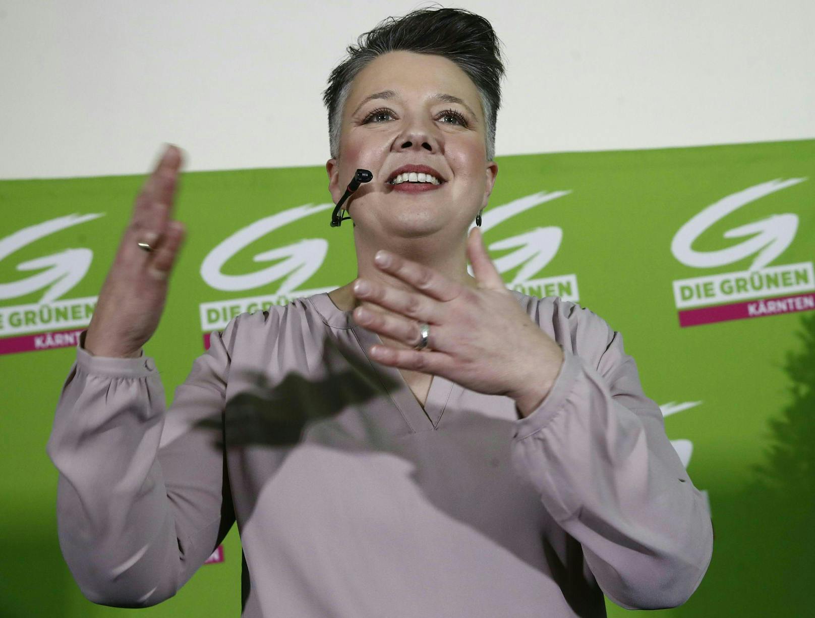 Grünen-Spitzenkandidatin Olga Voglauer