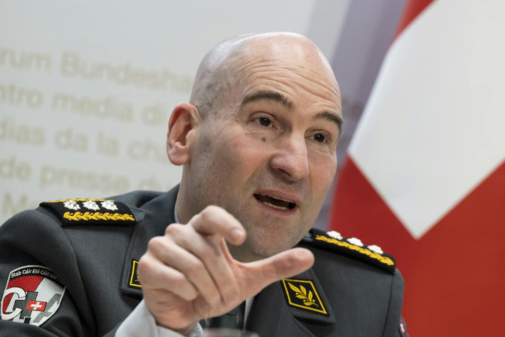 Korpskommandant Thomas Süssli, Chef der Schweizer Armee, Mitte Februar 2023.