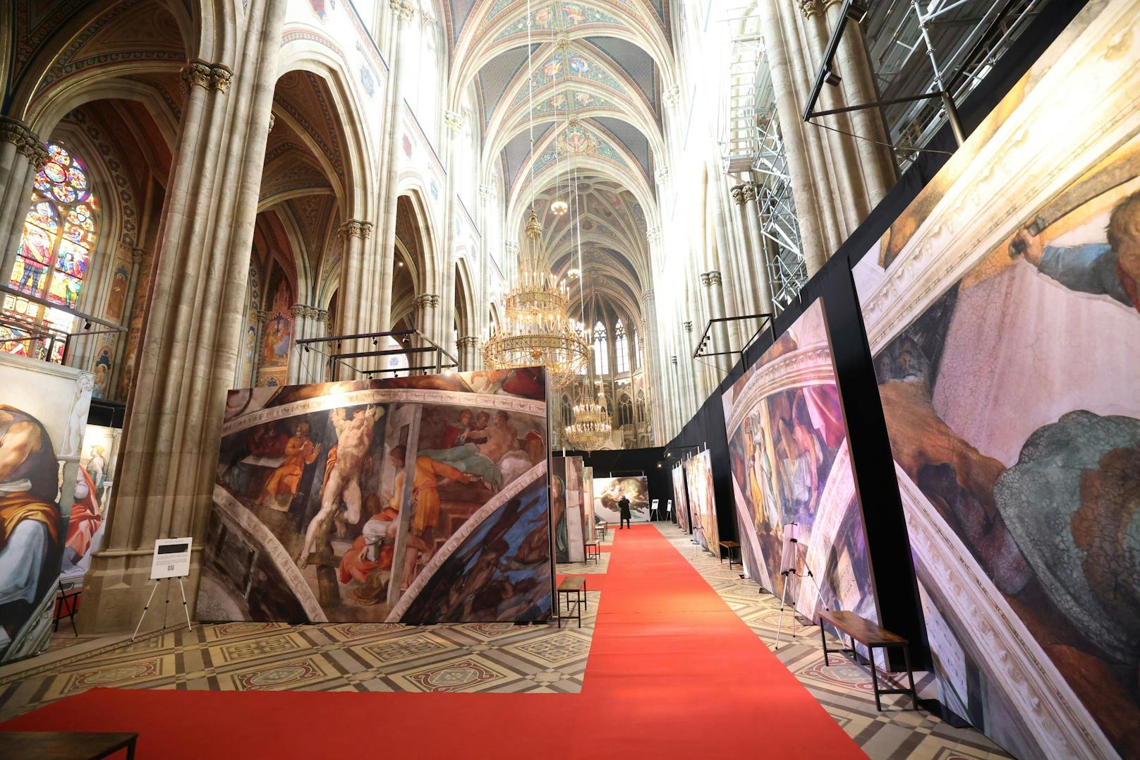 Der Innenraum der Kirche eignet sich laut Organisatoren perfekt für die Ausstellung.