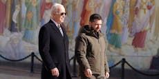 US-Präsident Joe Biden überraschend in Kiew eingetroffen