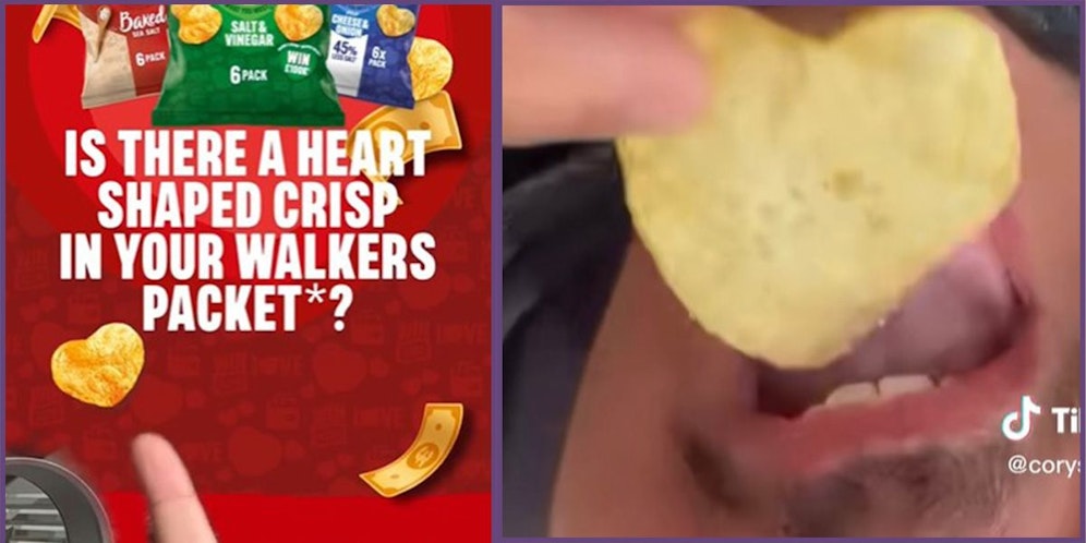 Der Chip, den Cory gegessen hat (re.), kam dem gesuchten (li) schon sehr nahe. 