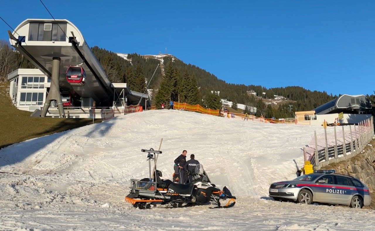 Die Alpinpolizei stand nach dem tödlichen Unfall im Einsatz.