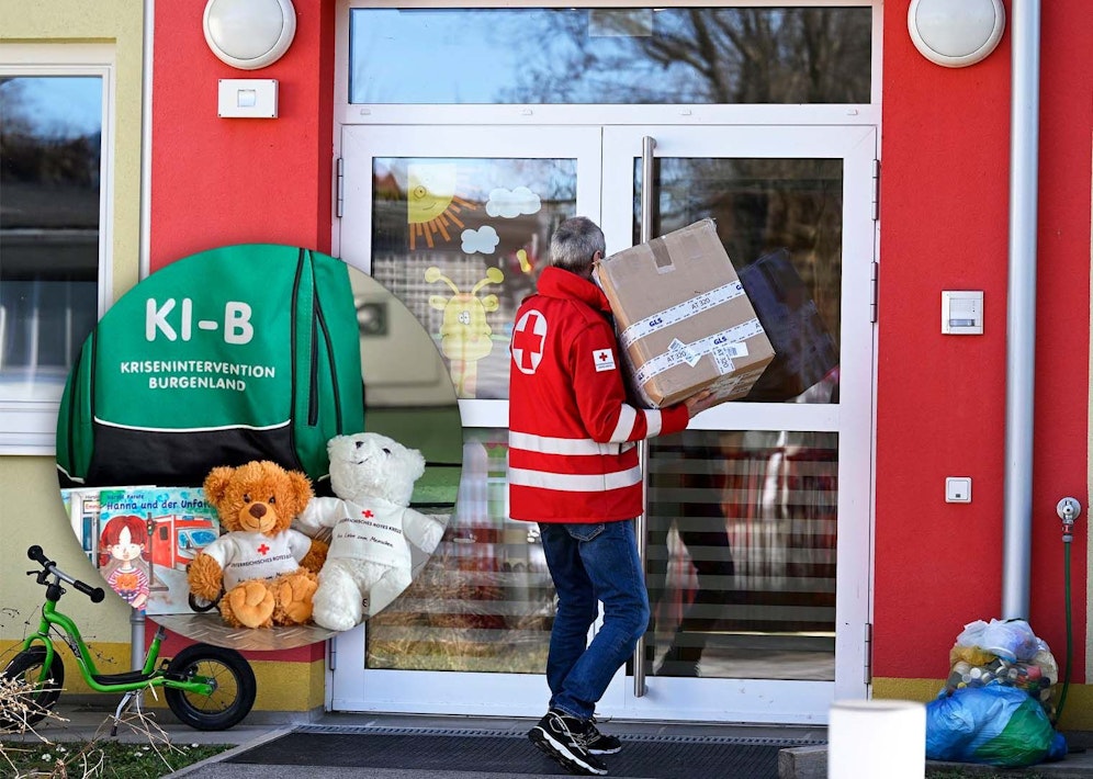 Kinder, Eltern und Pädagoginnen werden von Kriseninterventionsteams betreut, spezielle Teddys kommen zum Einsatz.