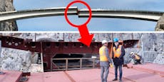 Pfusch? Mannshohe Stufe mitten in neuer Kroatien-Brücke