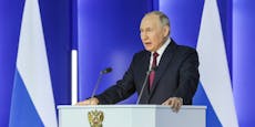 Putin schimpft in Rede an die Nation gegen Österreich
