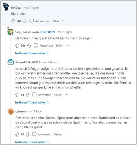 Reddit: User diskutieren 6 Serien, die einfach zu schlecht sind, um sie fertig zu schauen.