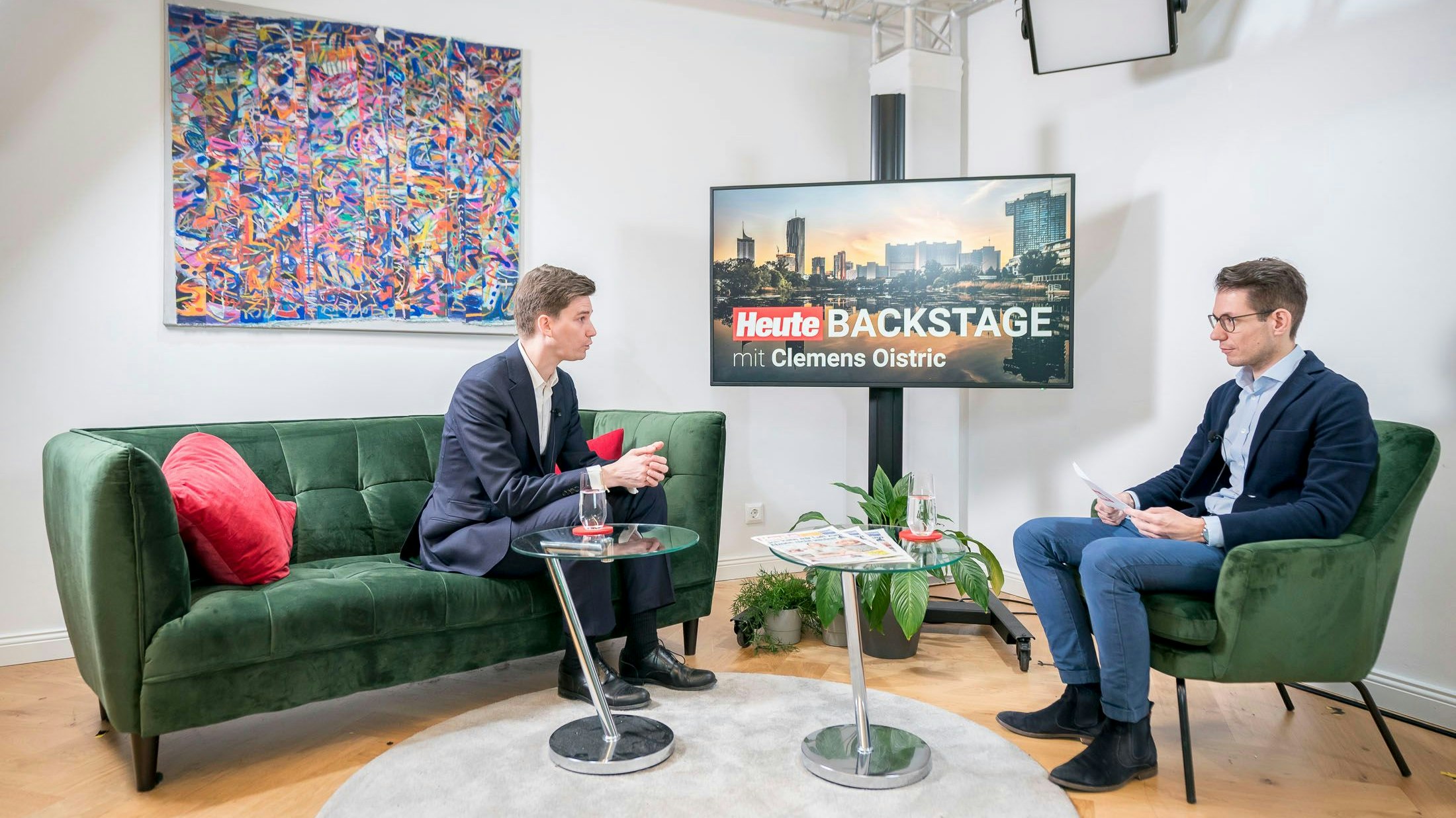 Douglas Hoyos im <em>"Heute"</em>-Talk mit Clemens Oistric