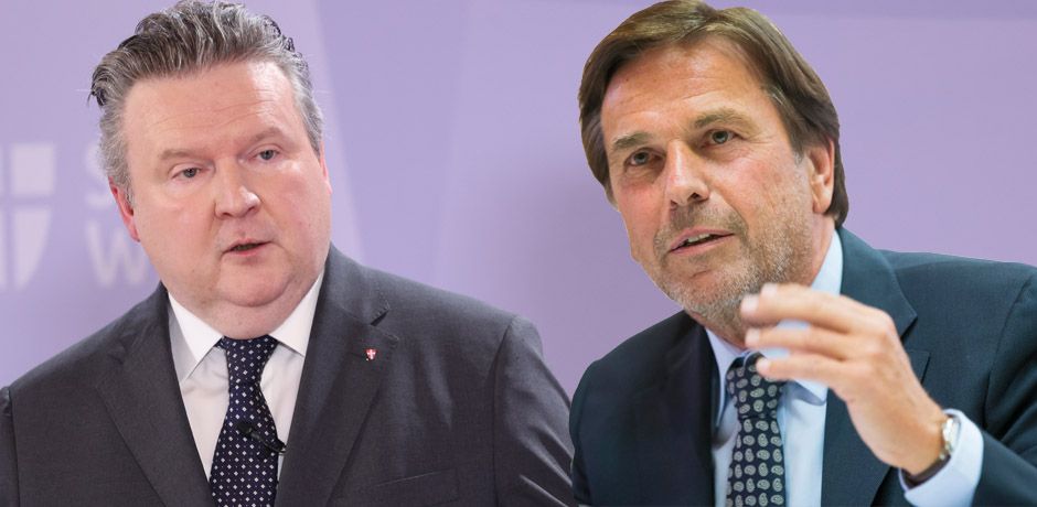 Laut Franz Voves (re.) soll Michael Ludwig die SPÖ übernehmen.