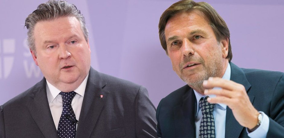 Laut Franz Voves (re.) soll Michael Ludwig die SPÖ übernehmen.