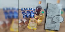 Milch, Saft, Püree – Frau brennt für Mini-Einkauf 20€