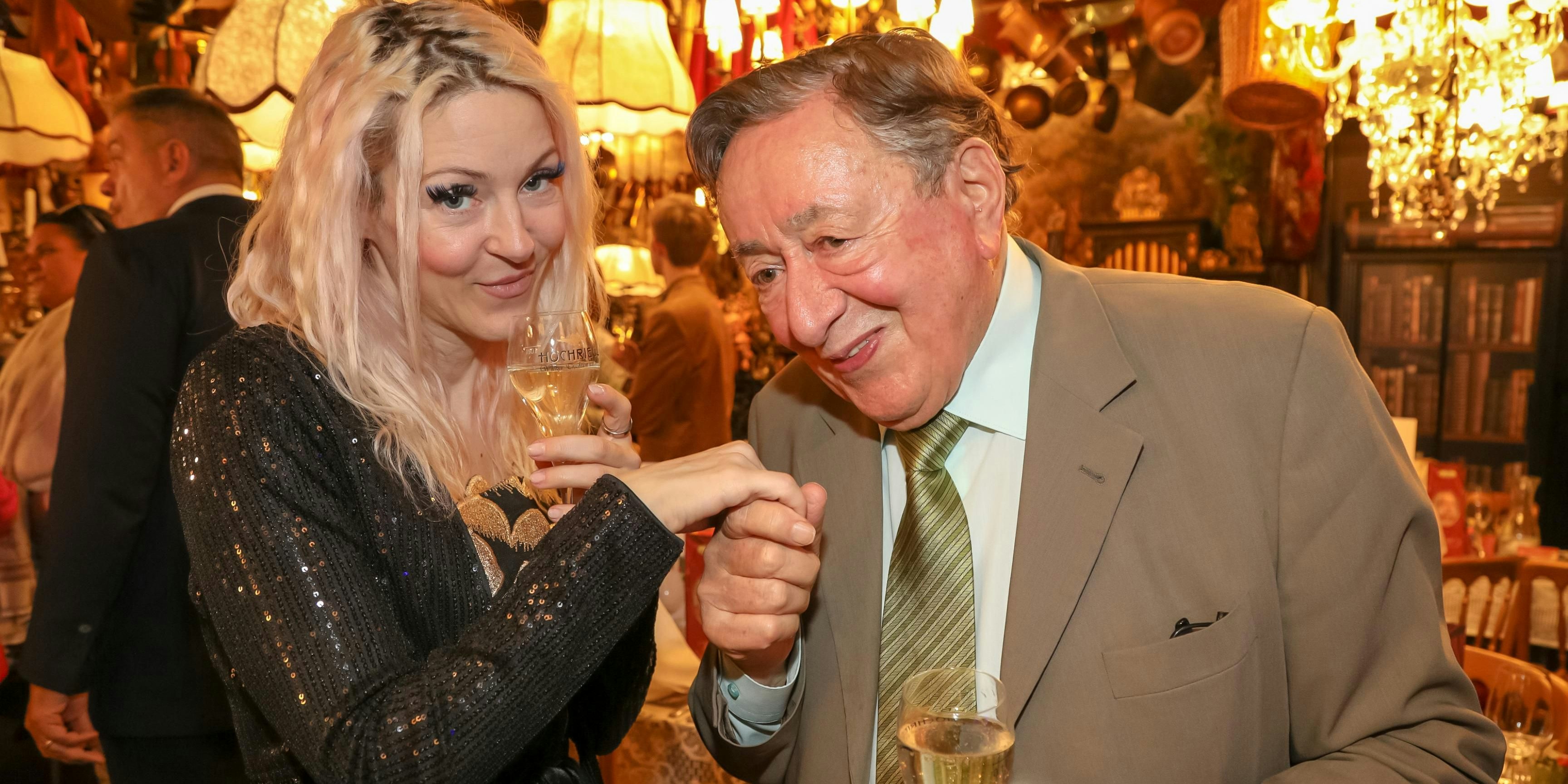 Richard Lugner und "Bienchen" Simone.