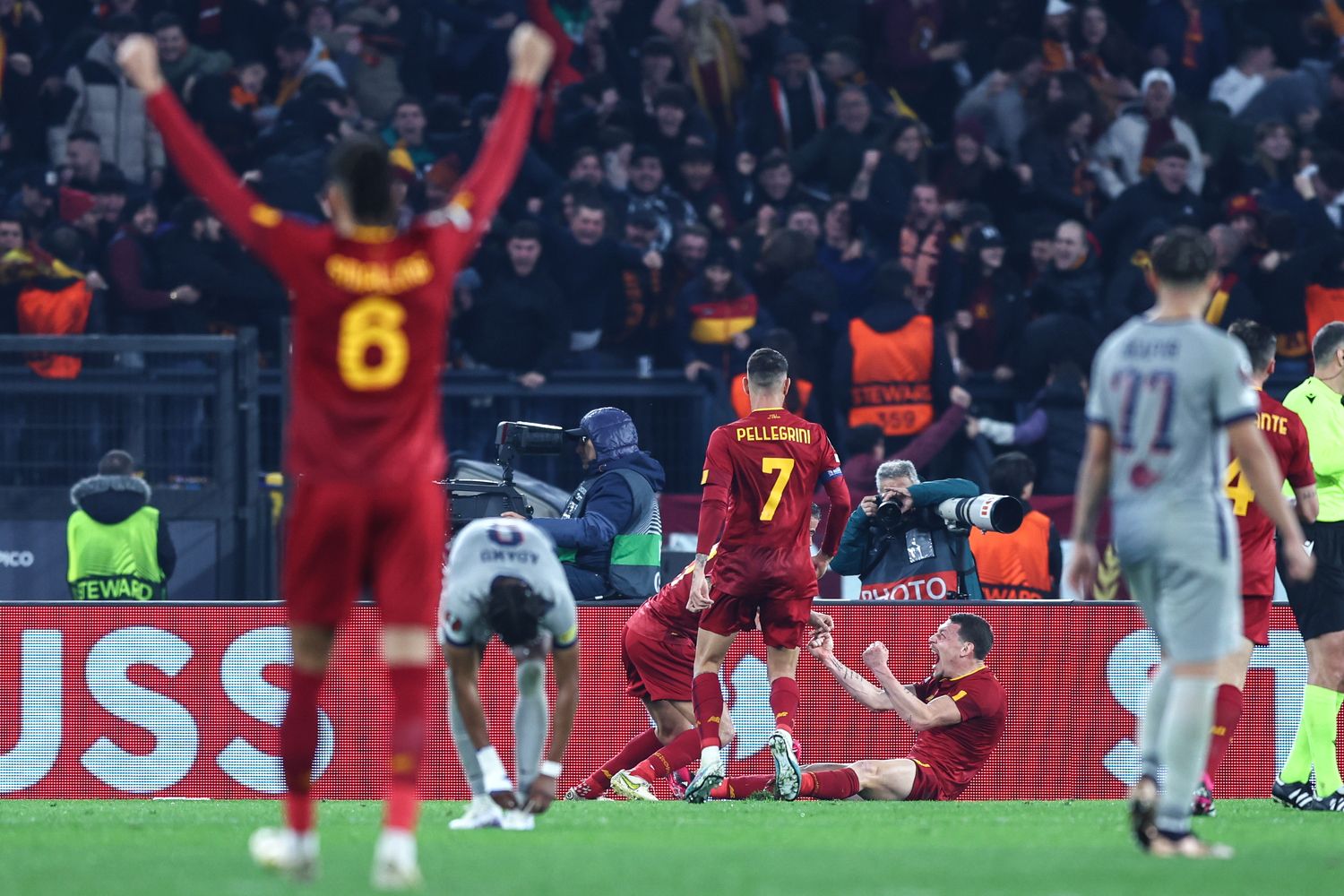 Die Roma jubelt gegen Salzburg