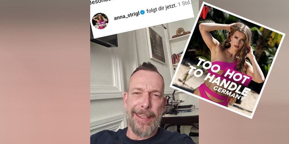 Robert Kratky freut sich über einen neuen weiblichen Follower. 