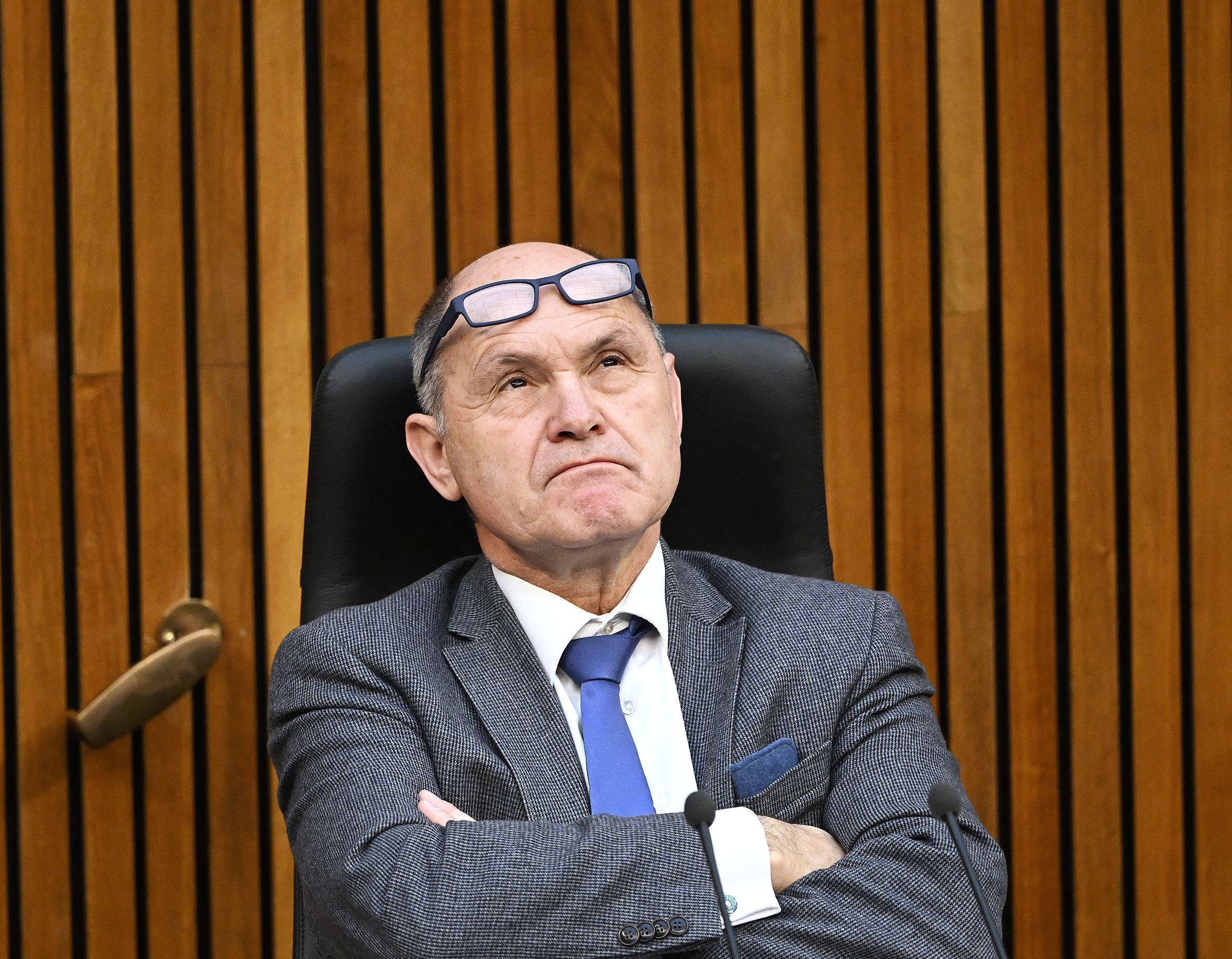 Wolfgang Sobotka (ÖVP) ist seit Ende 2017 Nationalratspräsident. Von 21. April 2016 bis 18. Dezember 2017 war er Innenminister.