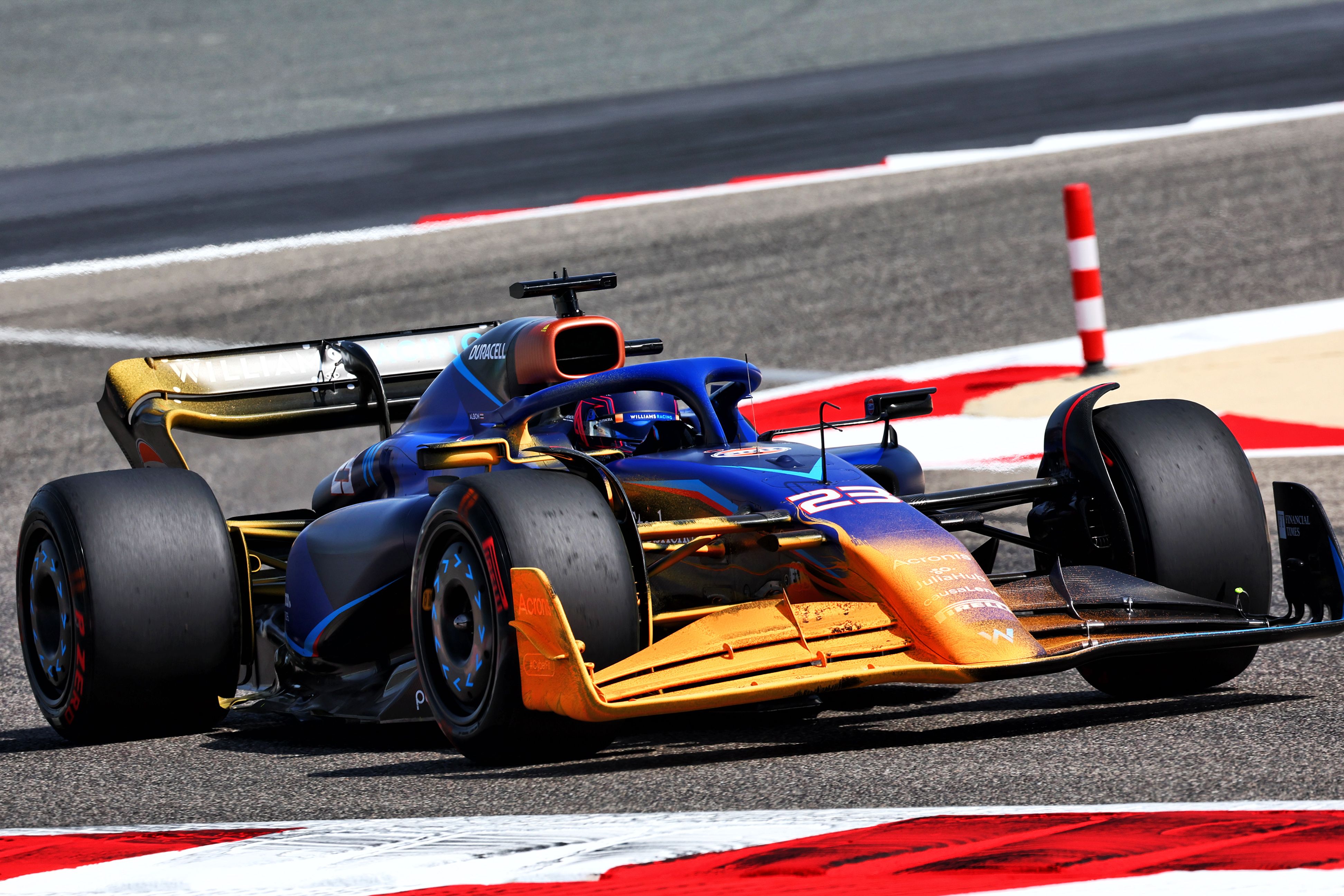 Flowviz am Williams von Alex Albon