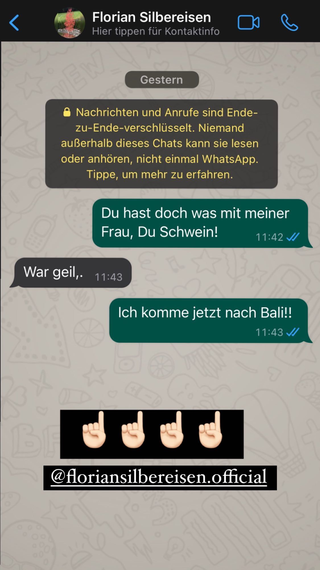 Oliver Pocher beschuldigt Florian Silbereisen, "was mit seiner Frau" zu haben.
