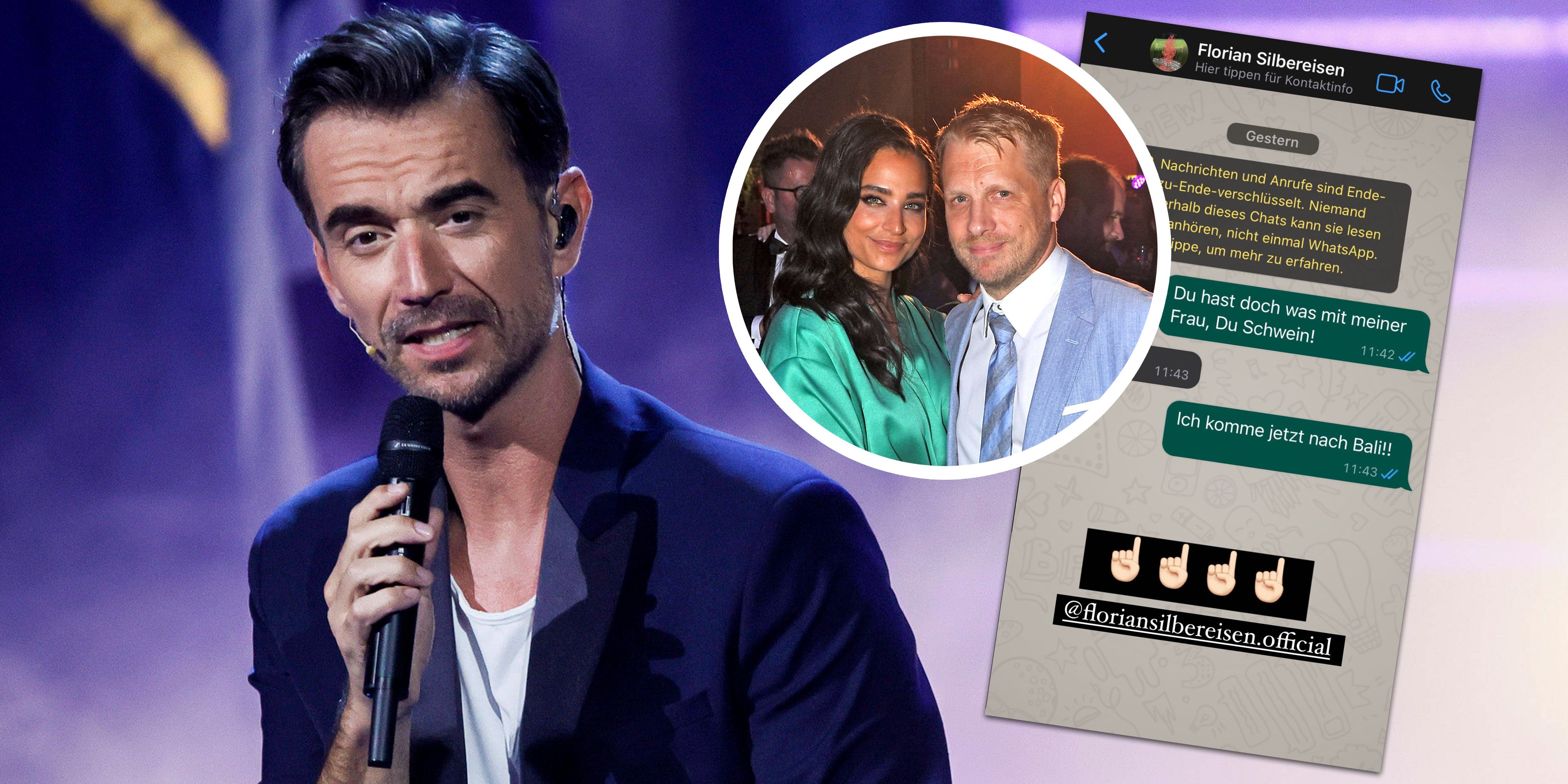 Oliver Pocher hat seine Nachrichten an Silbereisen veröffentlicht.