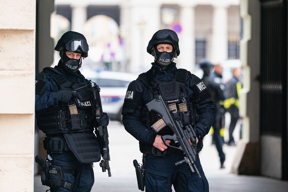 Polizisten der Spezialeinheit WEGA waren im Einsatz. Archivbild