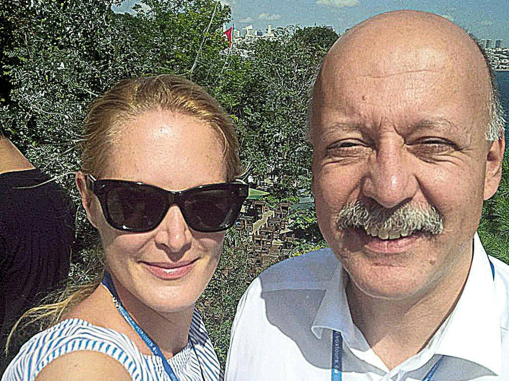 Eva Dichand und Christian Nusser bei einem Betriebsausflug nach Istanbul (2014)