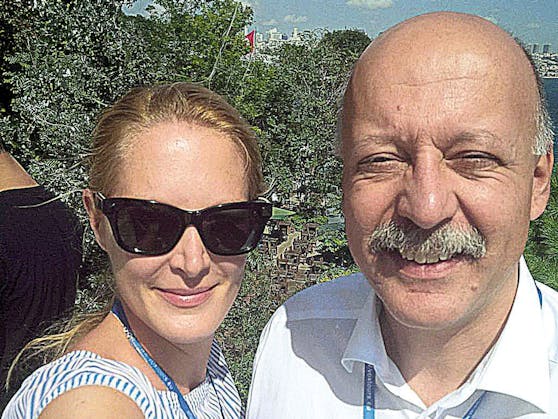 Eva Dichand und Christian Nusser bei einem Betriebsausflug nach Istanbul (2014)