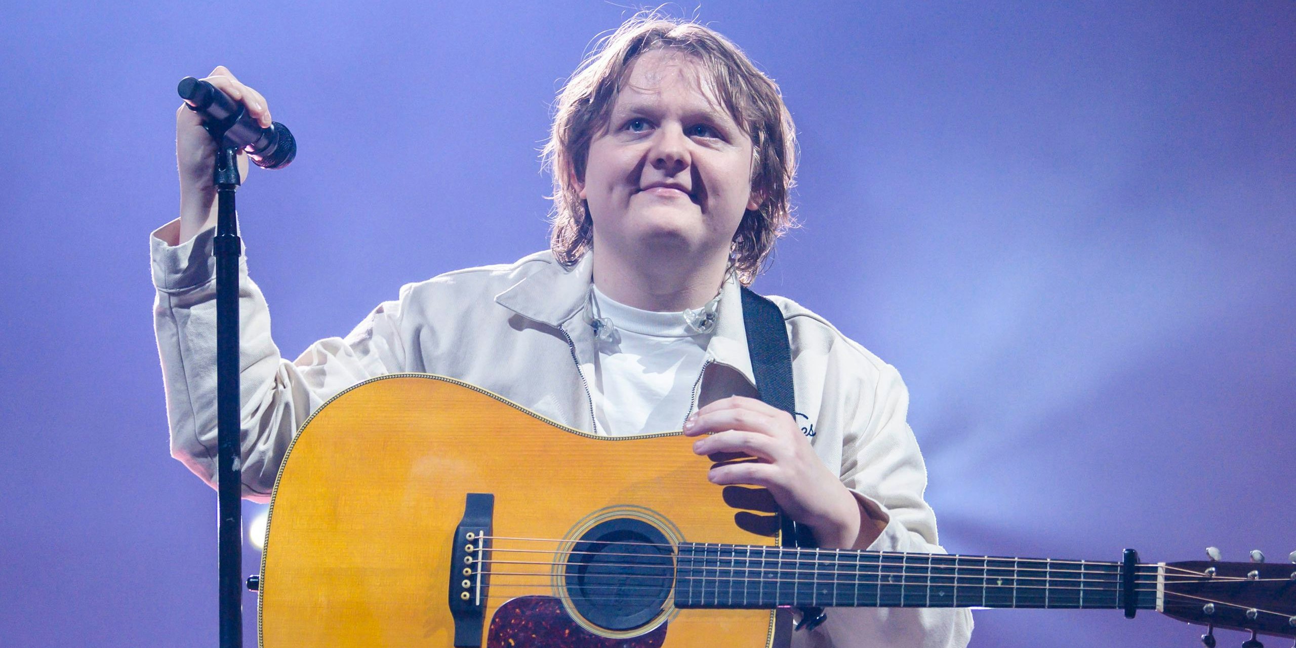 Lewis Capaldi playing live at the OVO Hydro in Glasgow. 