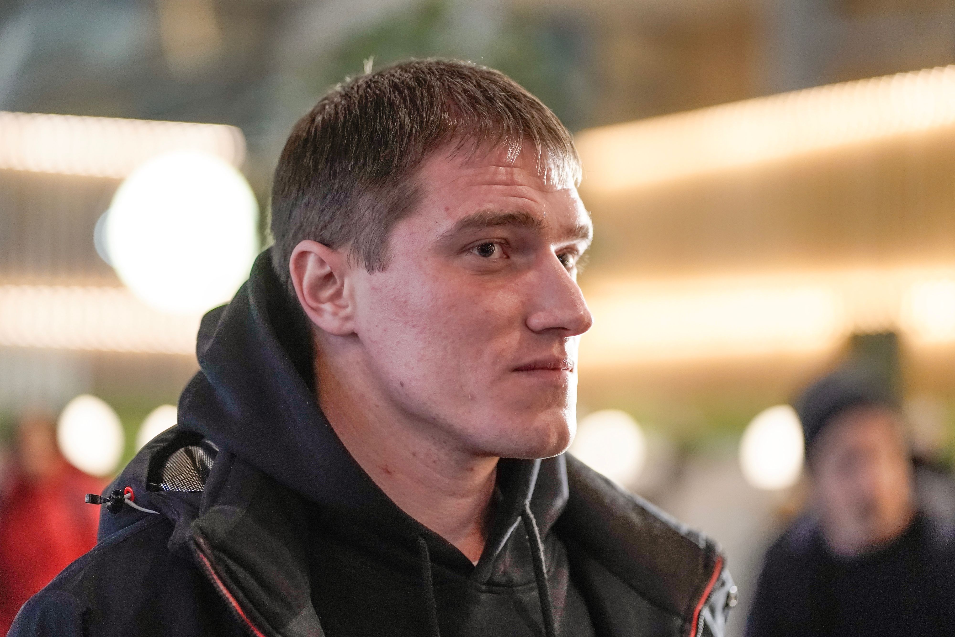 Andrej Medwedew bei seiner Ankunft am Flughafen Oslo-Gardermoen am 3. Februar 2023.