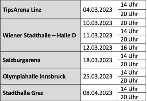 Master of Dirt Tour 2023