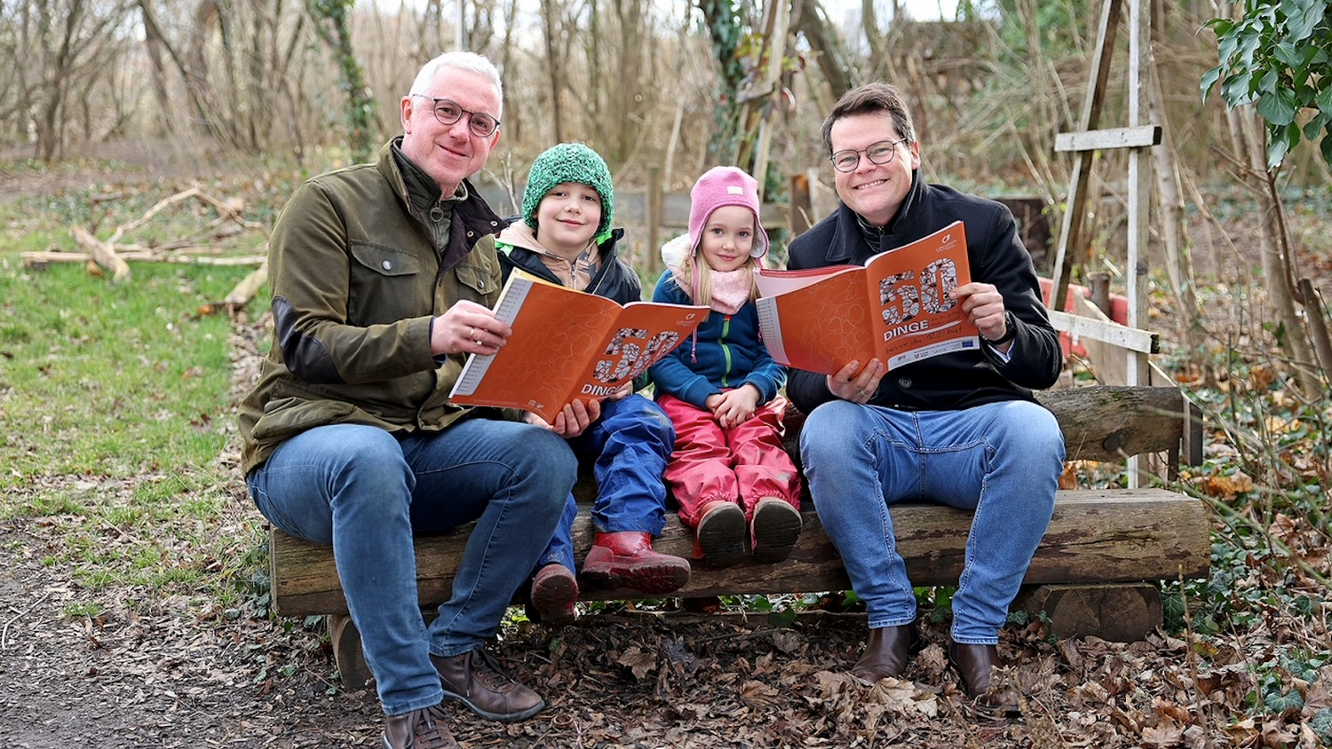 Biosphärenpark-Direktor Andreas Weiß und Klimastadtrat Jürgen Czernohorszky auf Entdeckungstour im Biosphärenpark